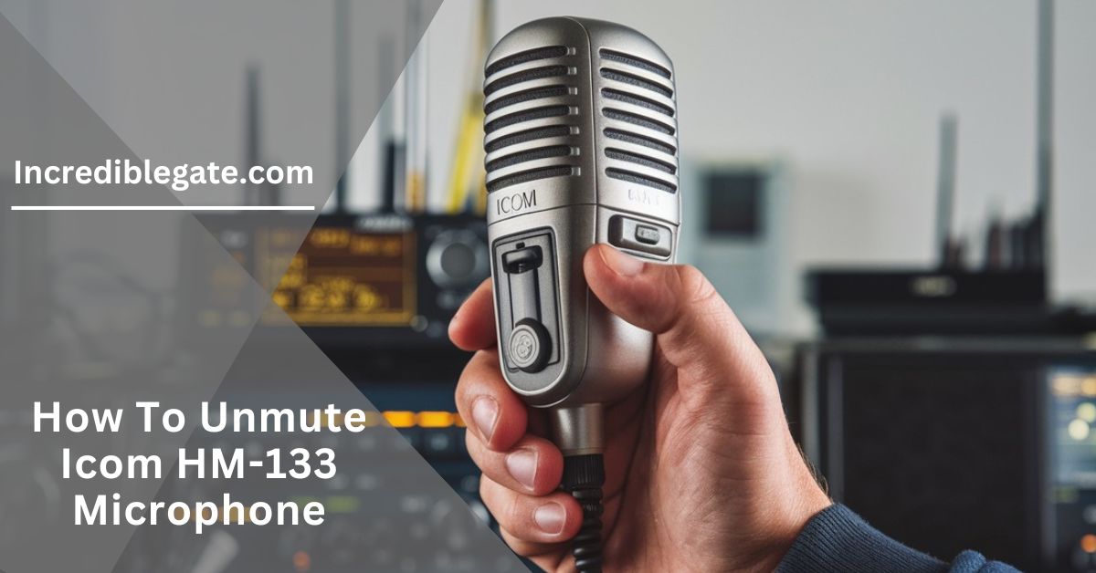 How To Unmute Icom HM-133 Microphone – Get Your Mic Working Again!