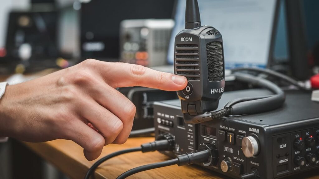 What Is The Icom HM-133 Microphone